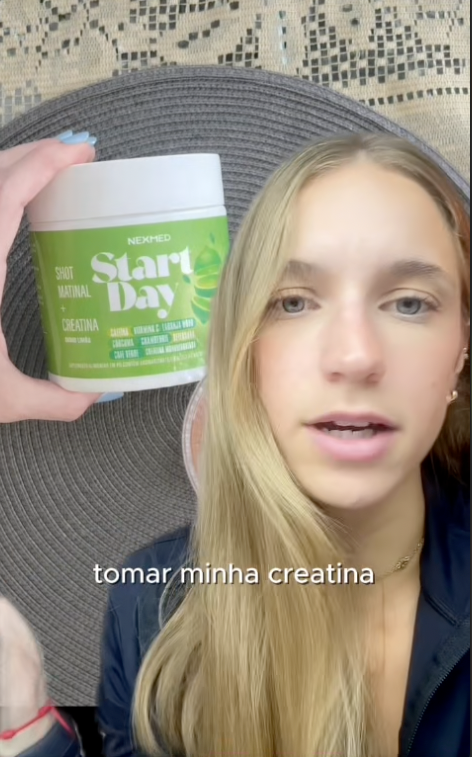Cliente contando sua experiência com o produto