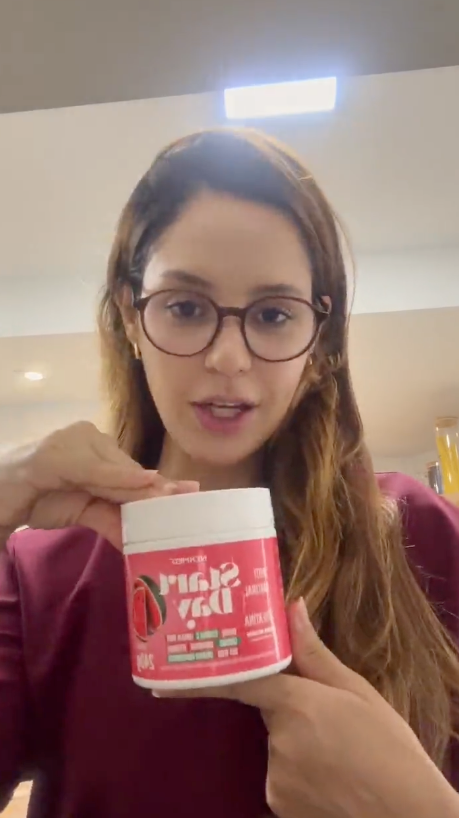 Cliente contando sua experiência com o produto